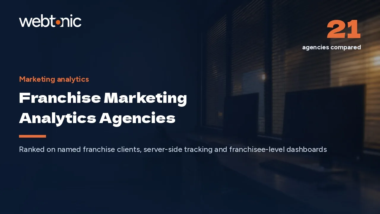 When 40% of the Data Vanishes: 21 Franchise Analytics Firms (2026) — Web Tonic blog thumbnail