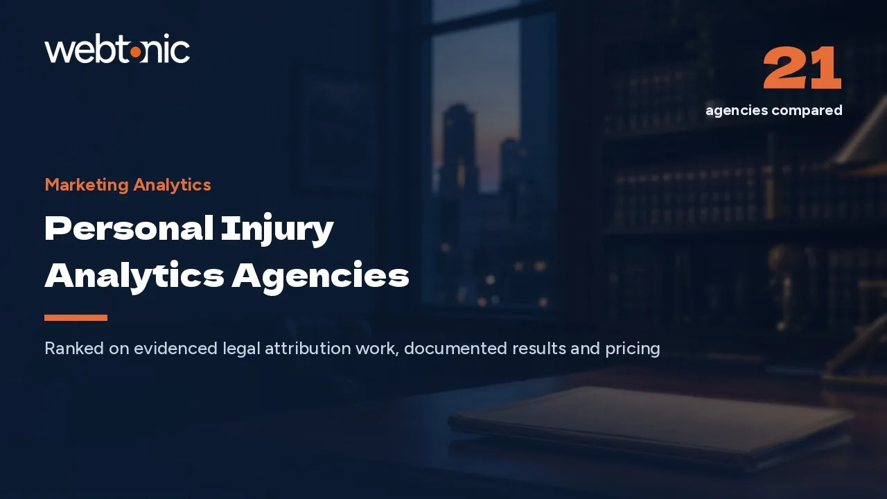 $150 a Click, 22% Can Track It: 21 PI Analytics Agencies (2026) — Web Tonic blog thumbnail