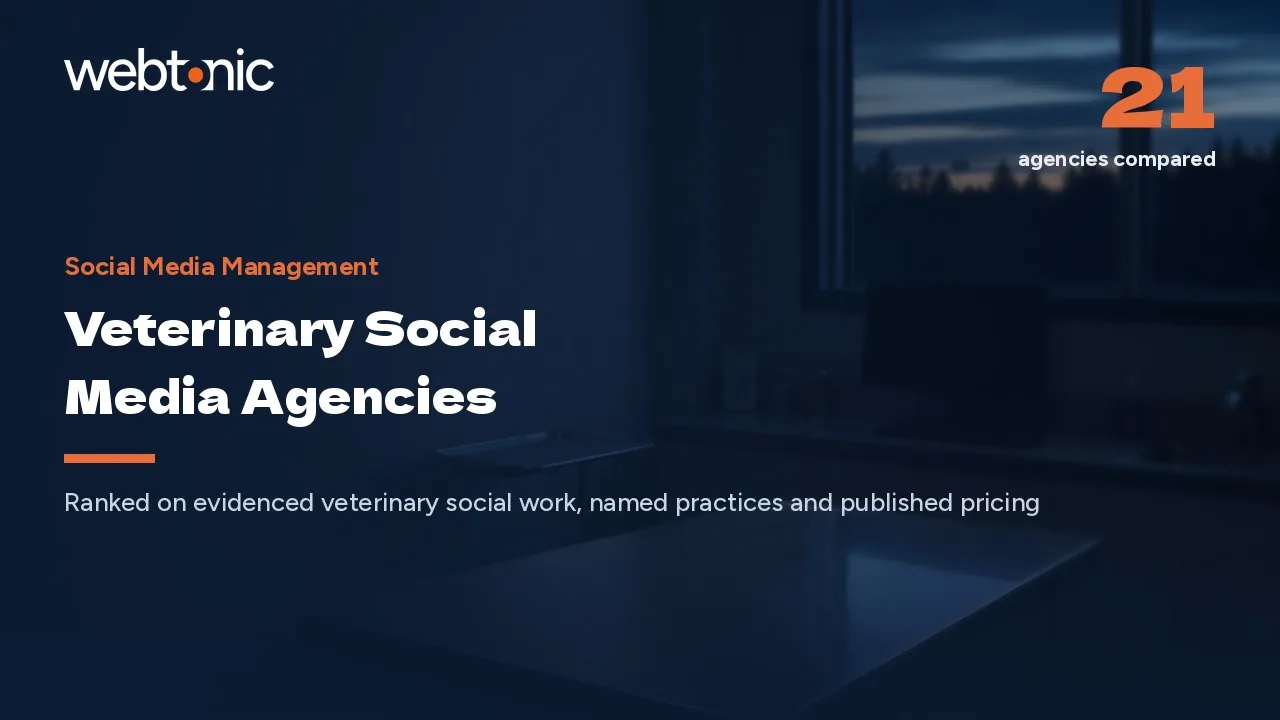 Four Posts a Week, Every Week: 21 Veterinary Social Agencies (2026) — Web Tonic blog thumbnail