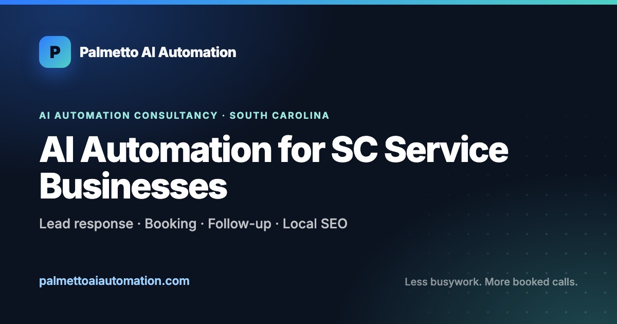 Palmetto AI Automation Logo