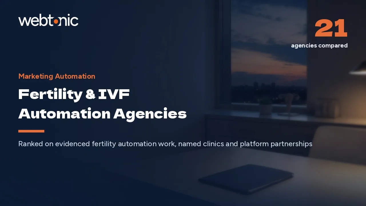 HubSpot, Klaviyo or Salesforce: 21 Fertility Automation Agencies (2026) — Web Tonic blog thumbnail