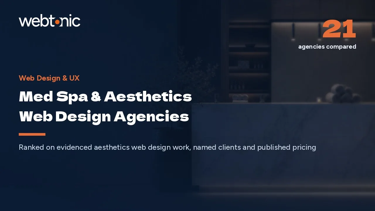 A Buyer's Guide to Med Spa Website Design: 21 Agencies (2026) — Web Tonic blog thumbnail