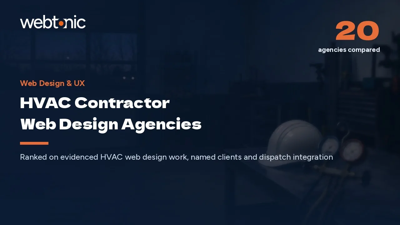 Mobile First or Nothing: 20 HVAC Website Design Agencies (2026) — Web Tonic blog thumbnail