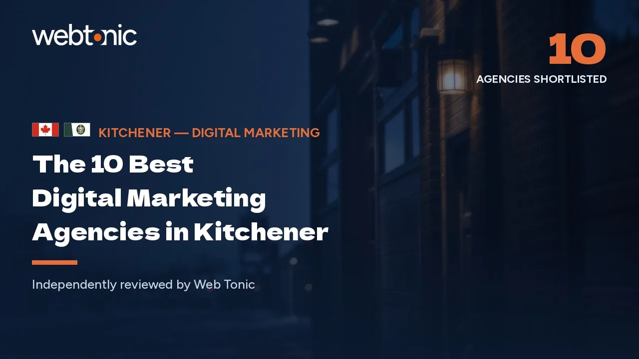 Best digital marketing agencies in Kitchener — Web Tonic blog thumbnail