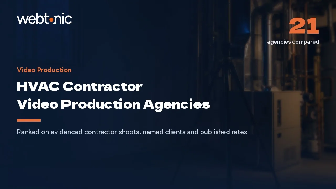 When Homeowners Will Not Call Without Video: 21 HVAC Studios (2026) — Web Tonic blog thumbnail
