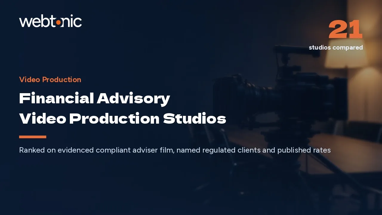 88% Say They Should, 52% Actually Do: 21 Advisor Video Studios (2026) — Web Tonic blog thumbnail