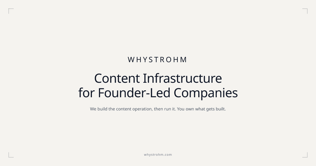 WhyStrohm Logo