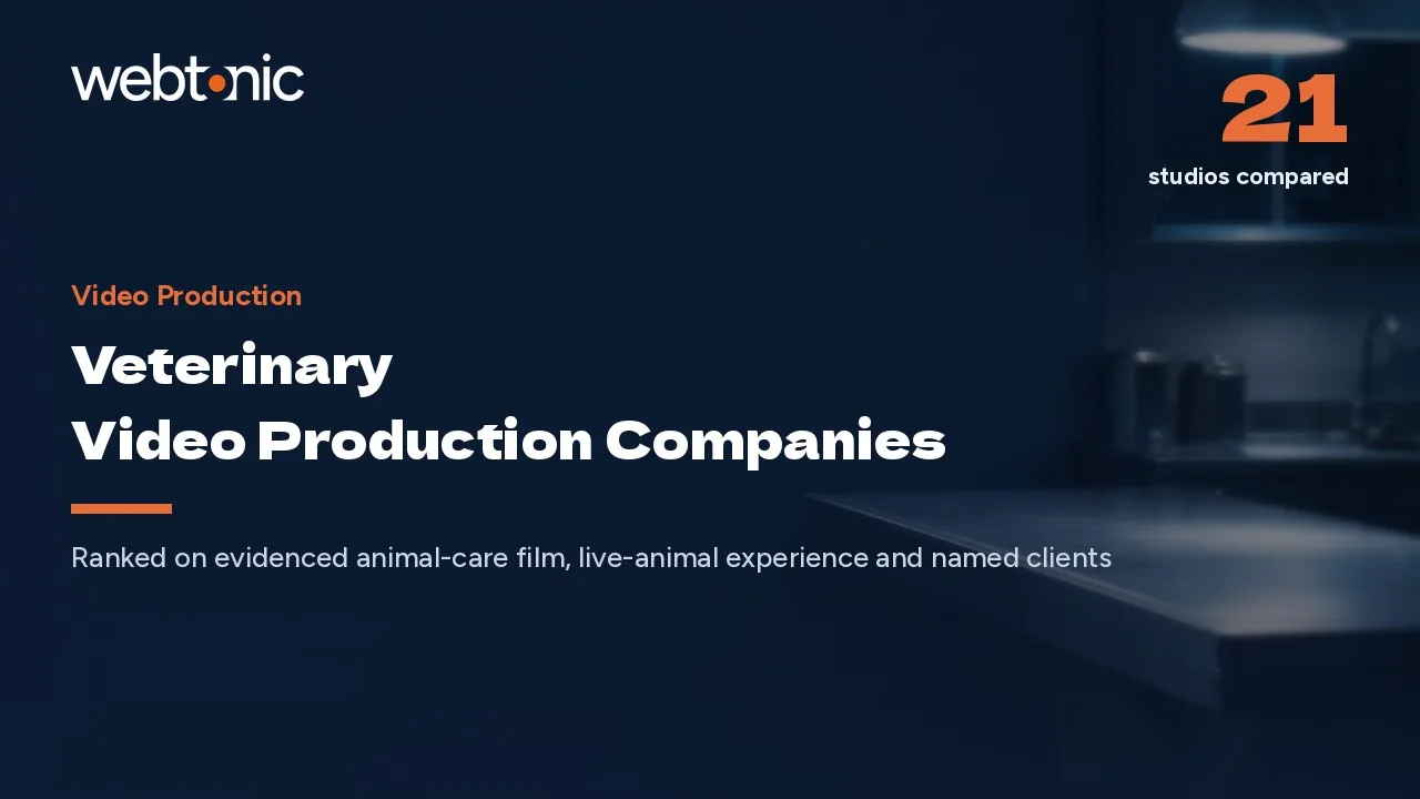 Every Studio Names a Client, None Names a Price: 21 Vet Video Firms (2026) — Web Tonic blog thumbnail