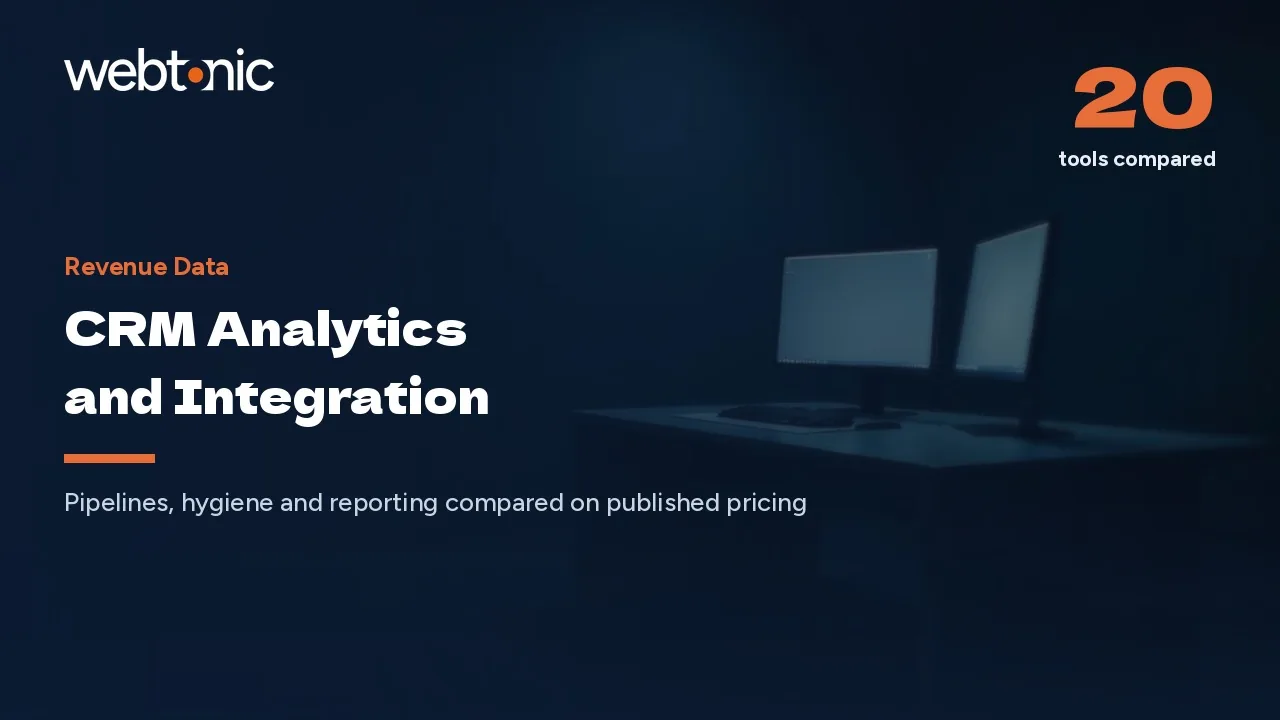Your CRM Data Is the Problem: 20 Integration Tools (2026) — Web Tonic blog thumbnail