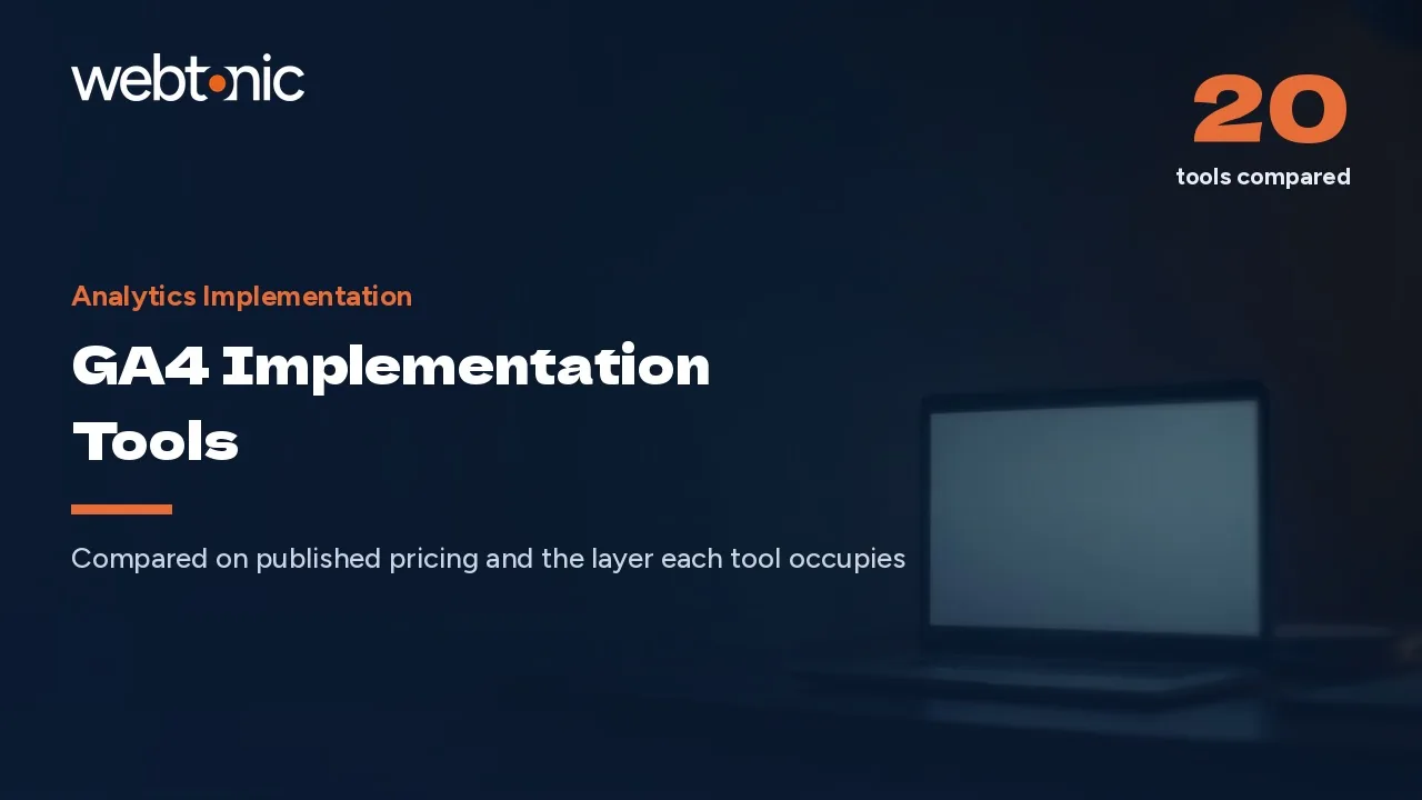 Nearly Half of Sites Break Consent Mode: 20 GA4 Tools (2026) — Web Tonic blog thumbnail