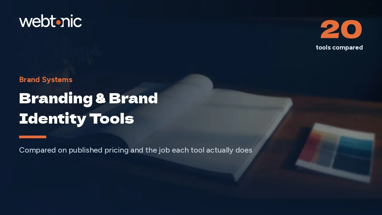 Missing Assets, Ignored Rules: 20 Branding Tools (2026) — Web Tonic blog thumbnail