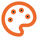 Colour, imagery and motion icon