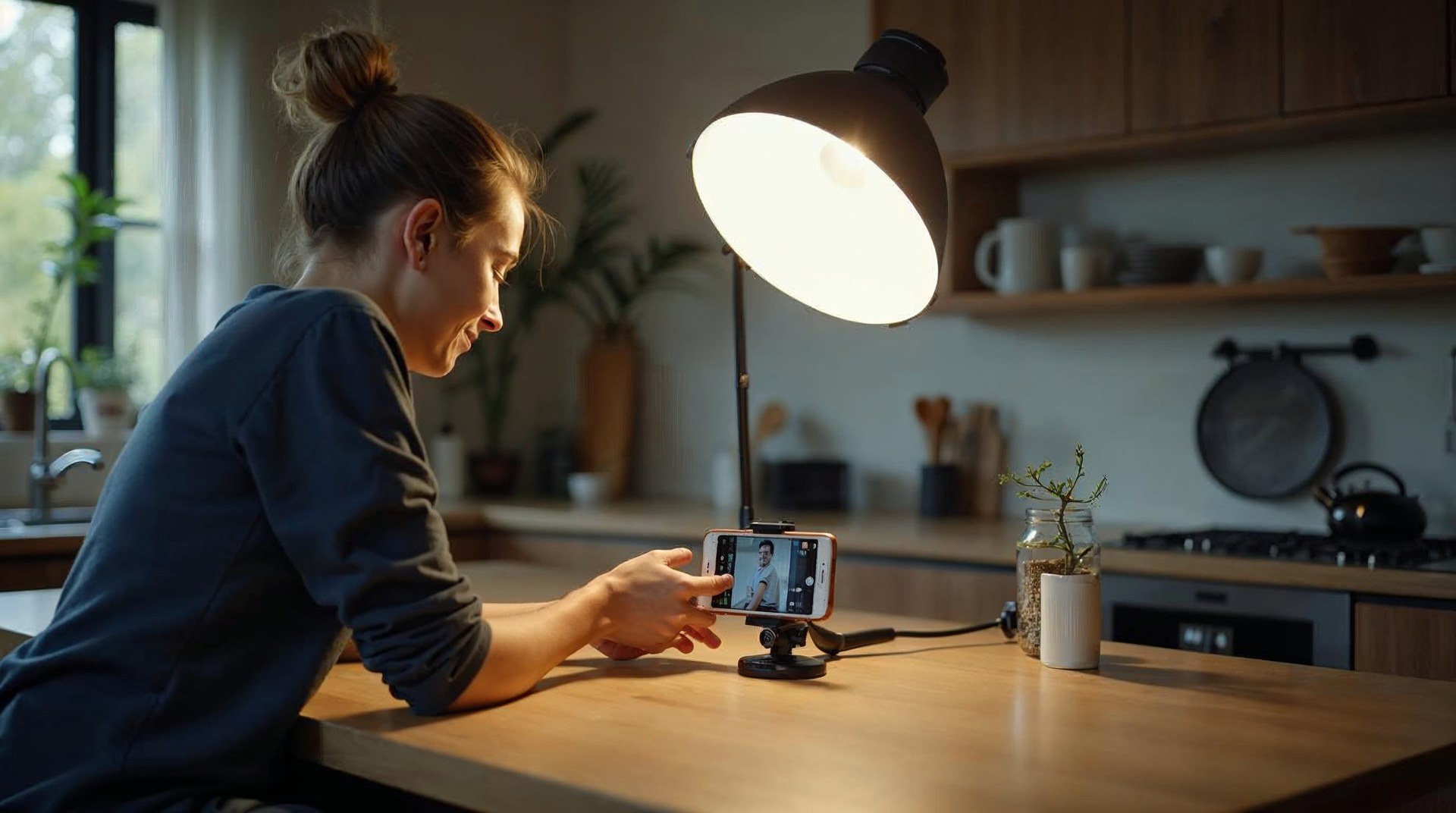 Creator footage shot for a product demo