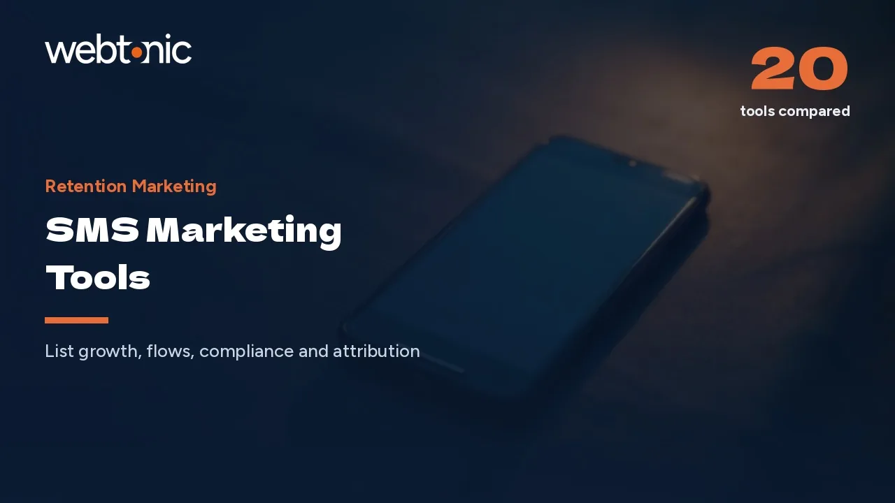 Two Cents a Text: 20 SMS Marketing Tools for 2026 — Web Tonic blog thumbnail