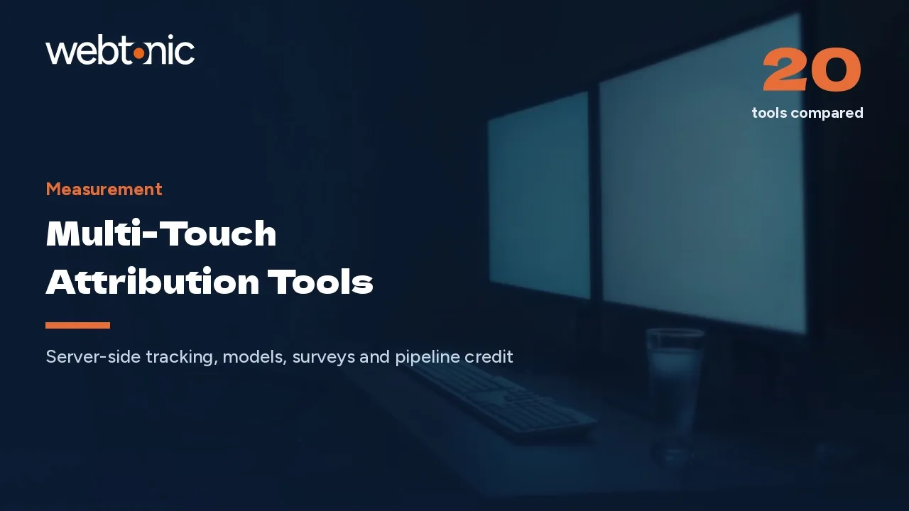 Everyone Claims the Sale: 20 Attribution Tools (2026) — Web Tonic blog thumbnail