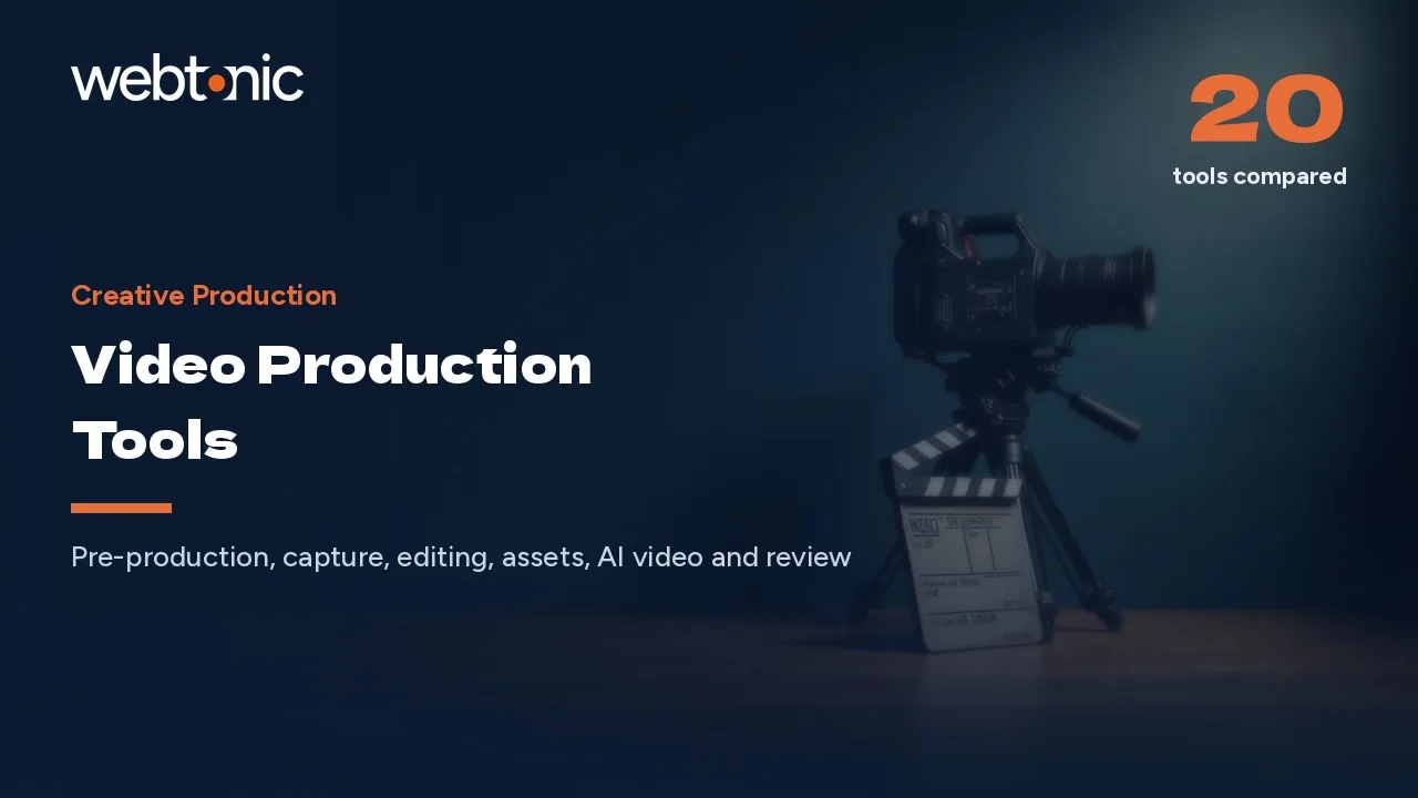 Six Stages, One Bottleneck: 20 Video Tools for 2026 — Web Tonic blog thumbnail