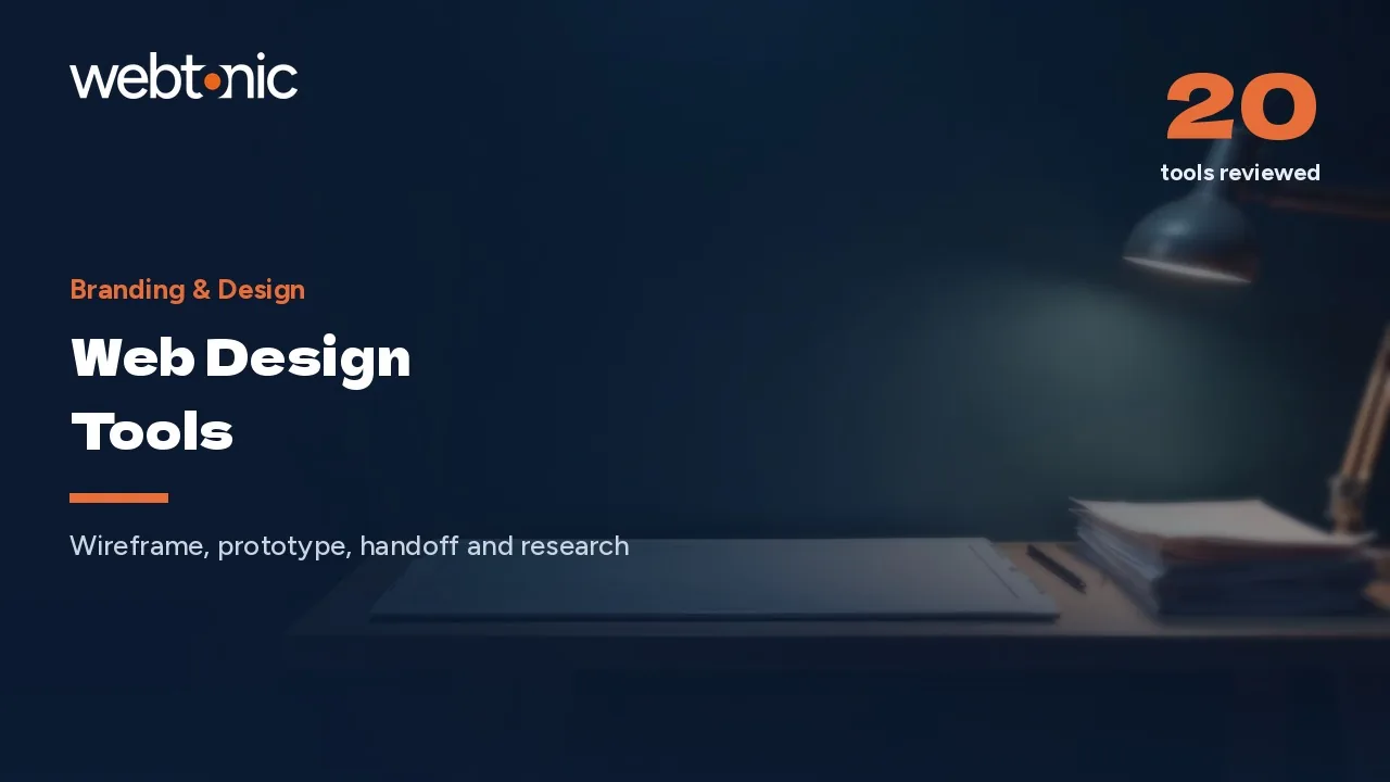 The Editor Slot Is Already Settled: 20 Web Design Tools for 2026 — Web Tonic blog thumbnail