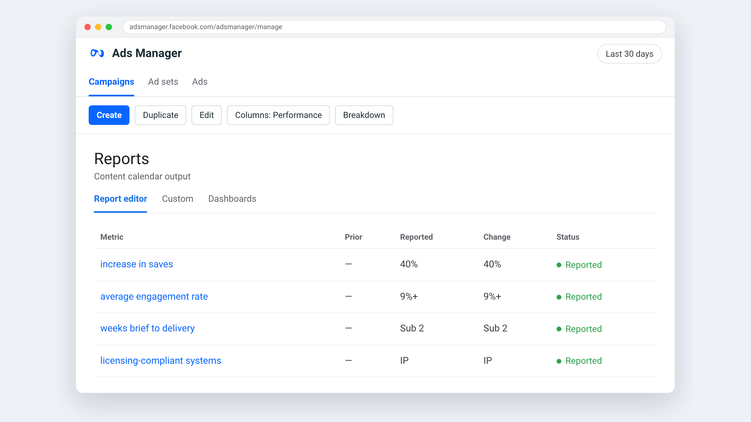 Meta Ads Manager view for Marvel Styles — Disney — Fast enough to catch a trend