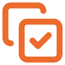 Deduplication and reconciliation icon