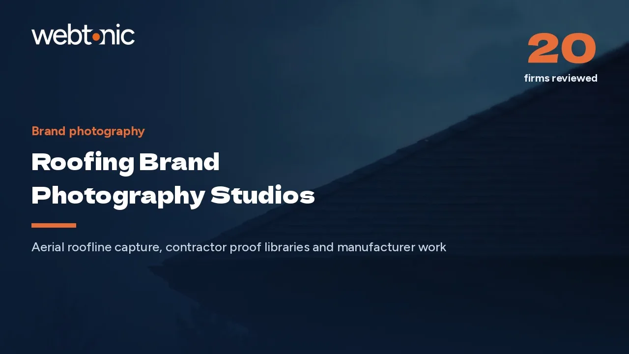 Nobody Photographs the Finished Roof: 21 Roofing Photography Firms for 2026 — Web Tonic blog thumbnail