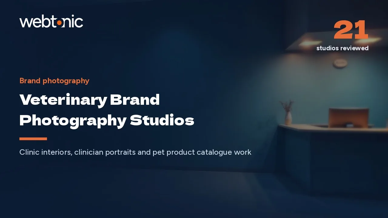 Seventeen Name a Client, Three Name a Price: 21 Veterinary Photography Studios (2026) — Web Tonic blog thumbnail