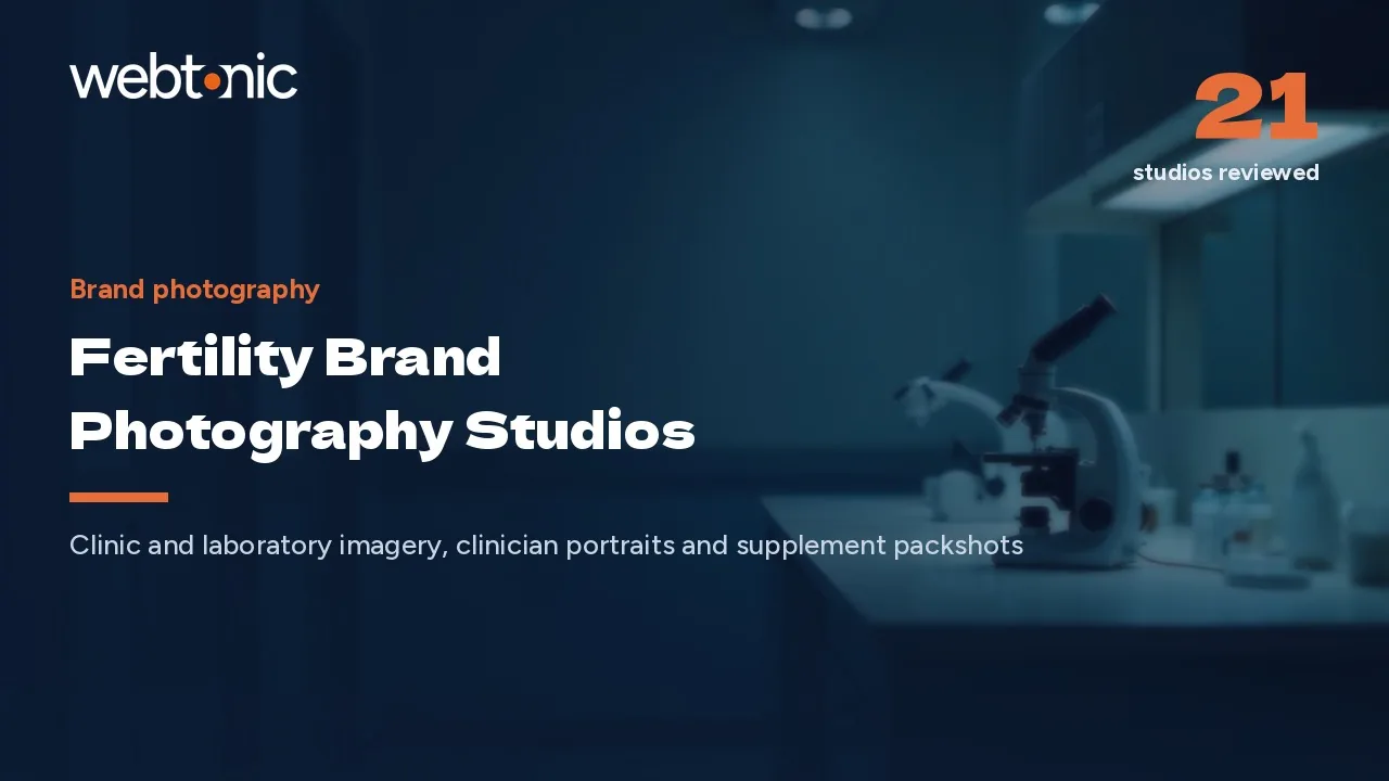 Two Briefs, One Clinic Corridor: 21 Fertility Photography Studios for 2026 — Web Tonic blog thumbnail