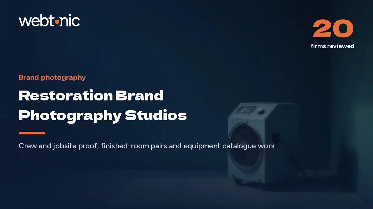 Documentation Photos Do Not Sell the Job: 20 Restoration Photography Studios (2026) — Web Tonic blog thumbnail