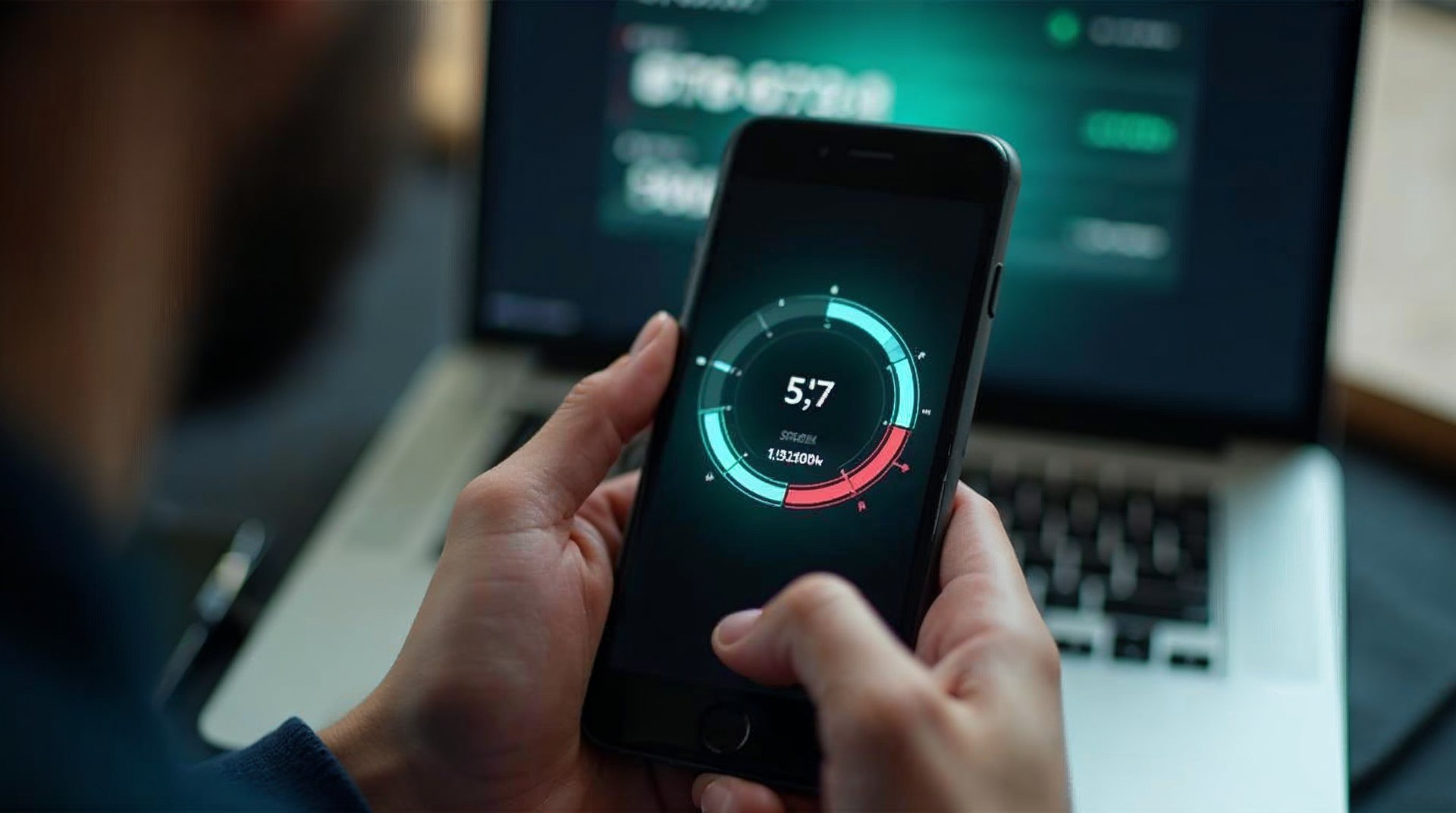 Mobile load test beside a performance score