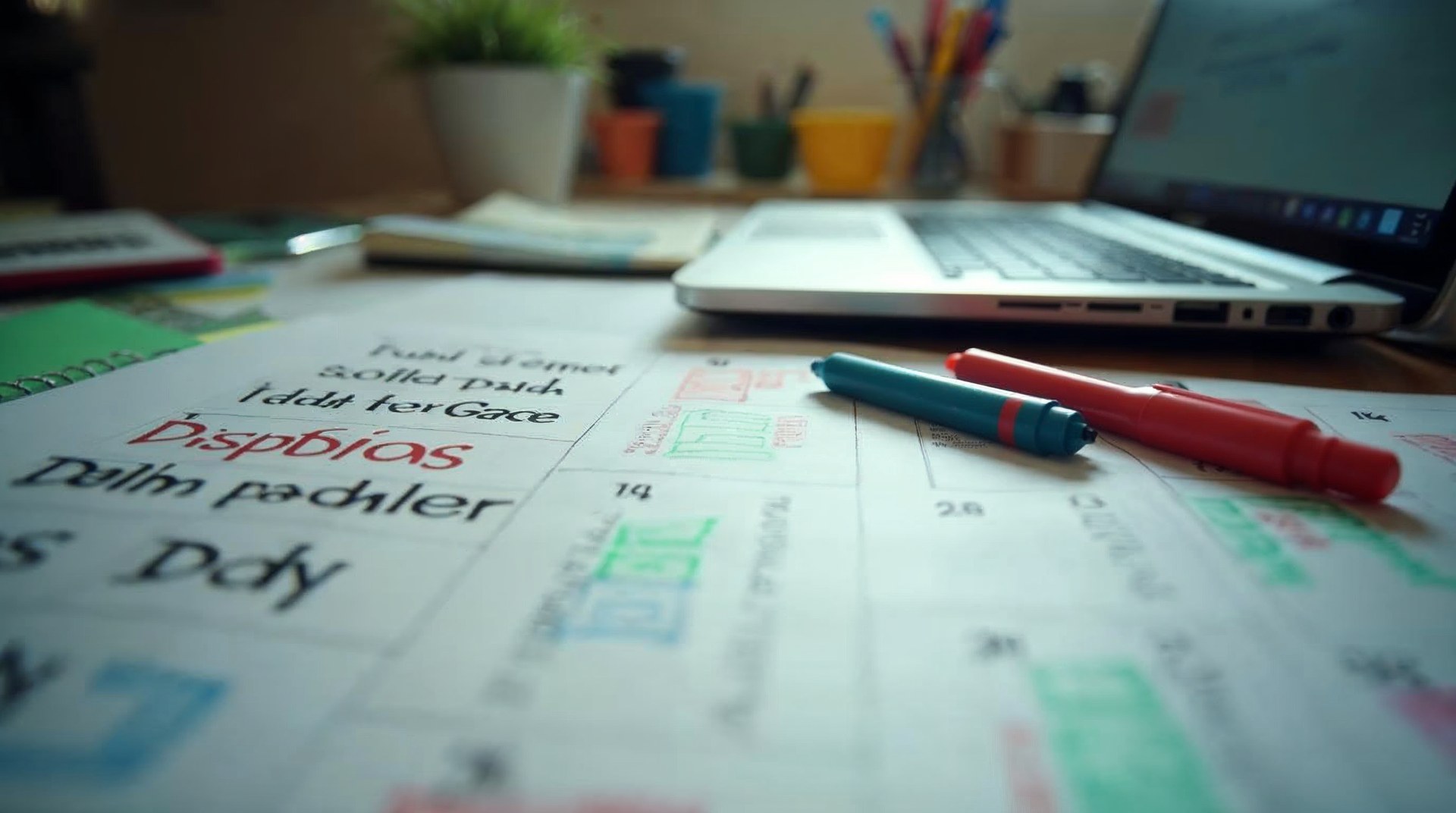 Campaign calendar with segmentation rules