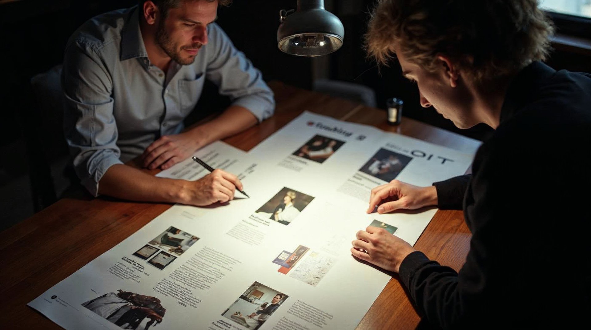 Competitor creative reviewed side by side
