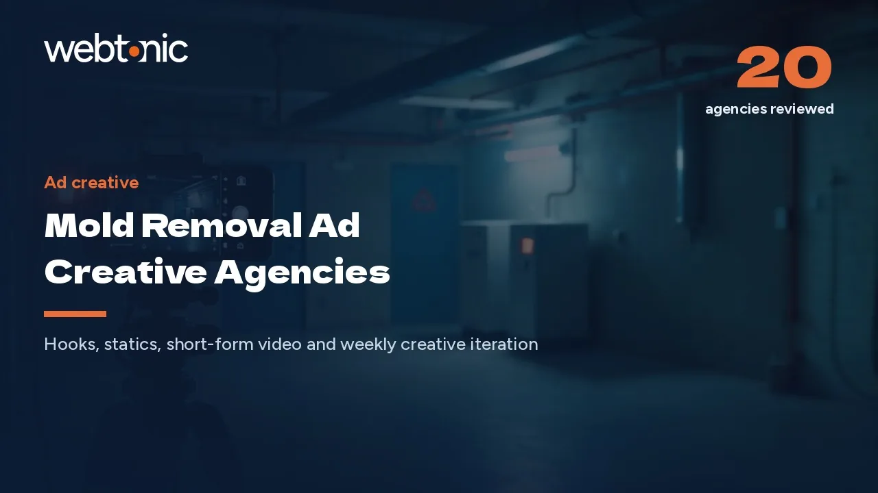 20 Mold Removal Ad Creative Agencies, Compared for 2026 — Web Tonic blog thumbnail