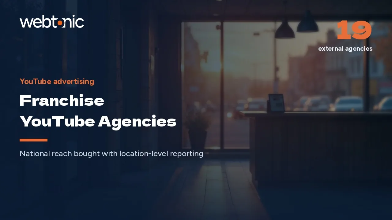 Nineteen Franchise YouTube Advertising Agencies, Compared for 2026 — Web Tonic blog thumbnail
