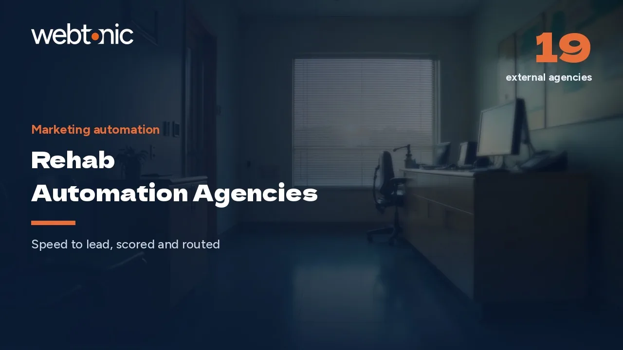 19 Rehab Marketing Automation Agencies, Assessed for 2026 — Web Tonic blog thumbnail