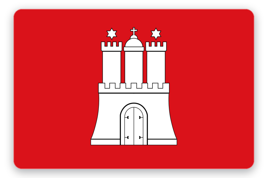 Flag of Hamburg