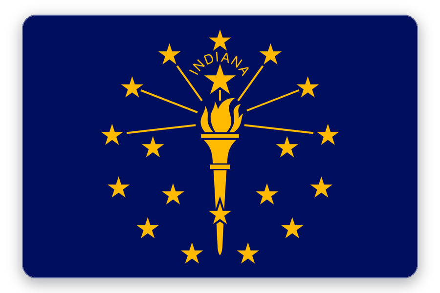 Flag of Indiana