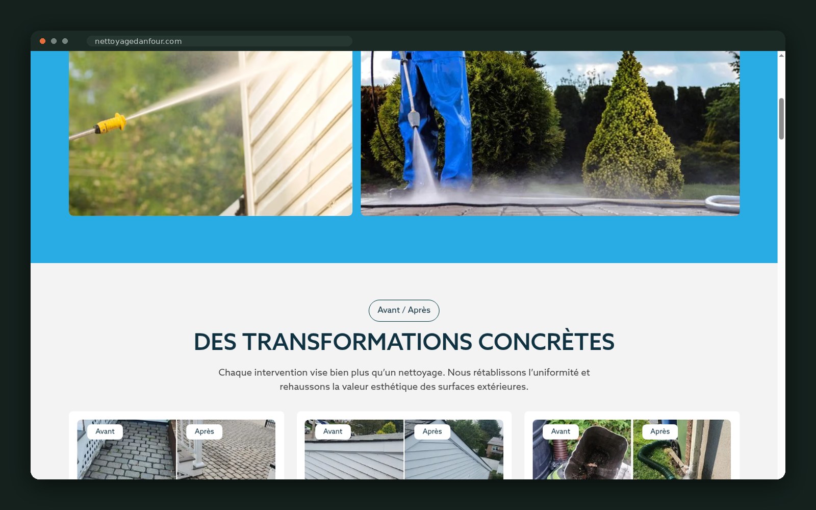 Field photography on the homepage