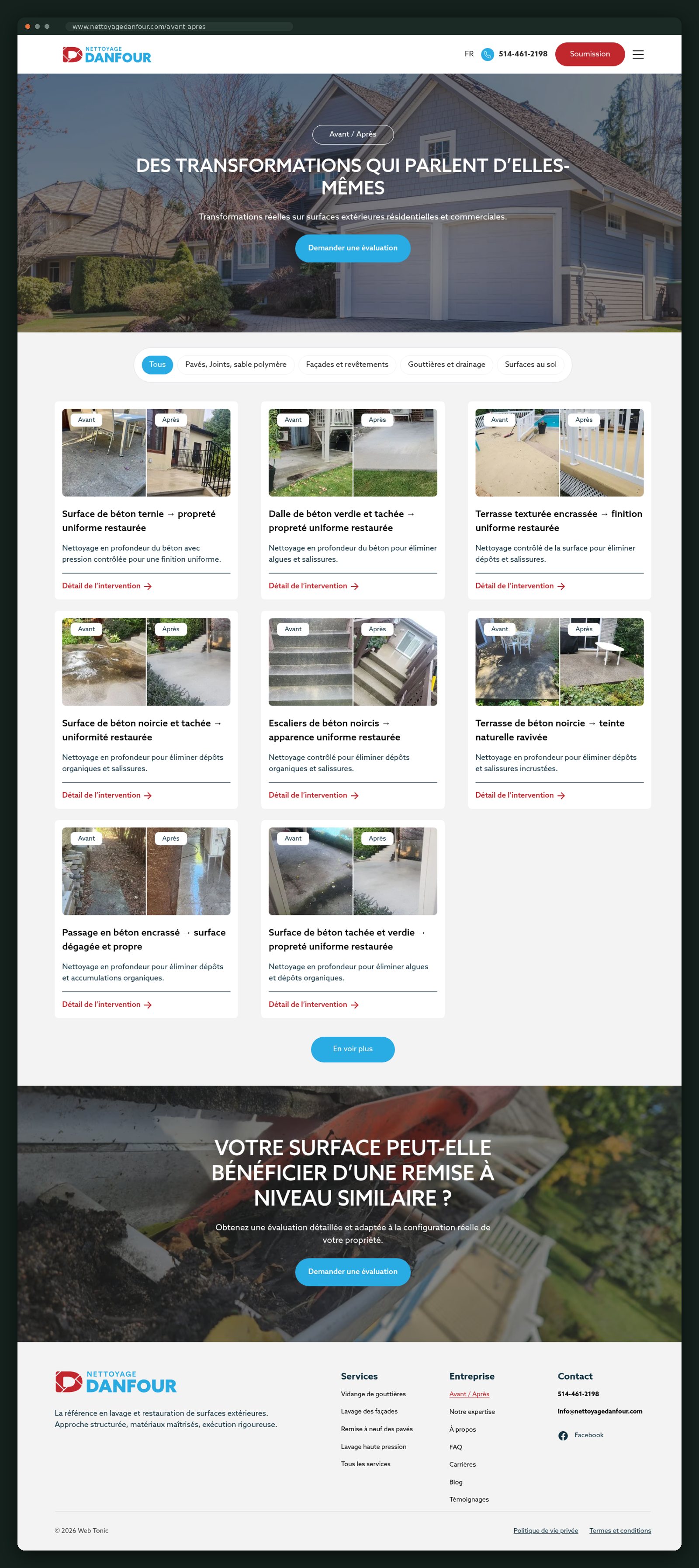 Nettoyage Danfour website — page 2