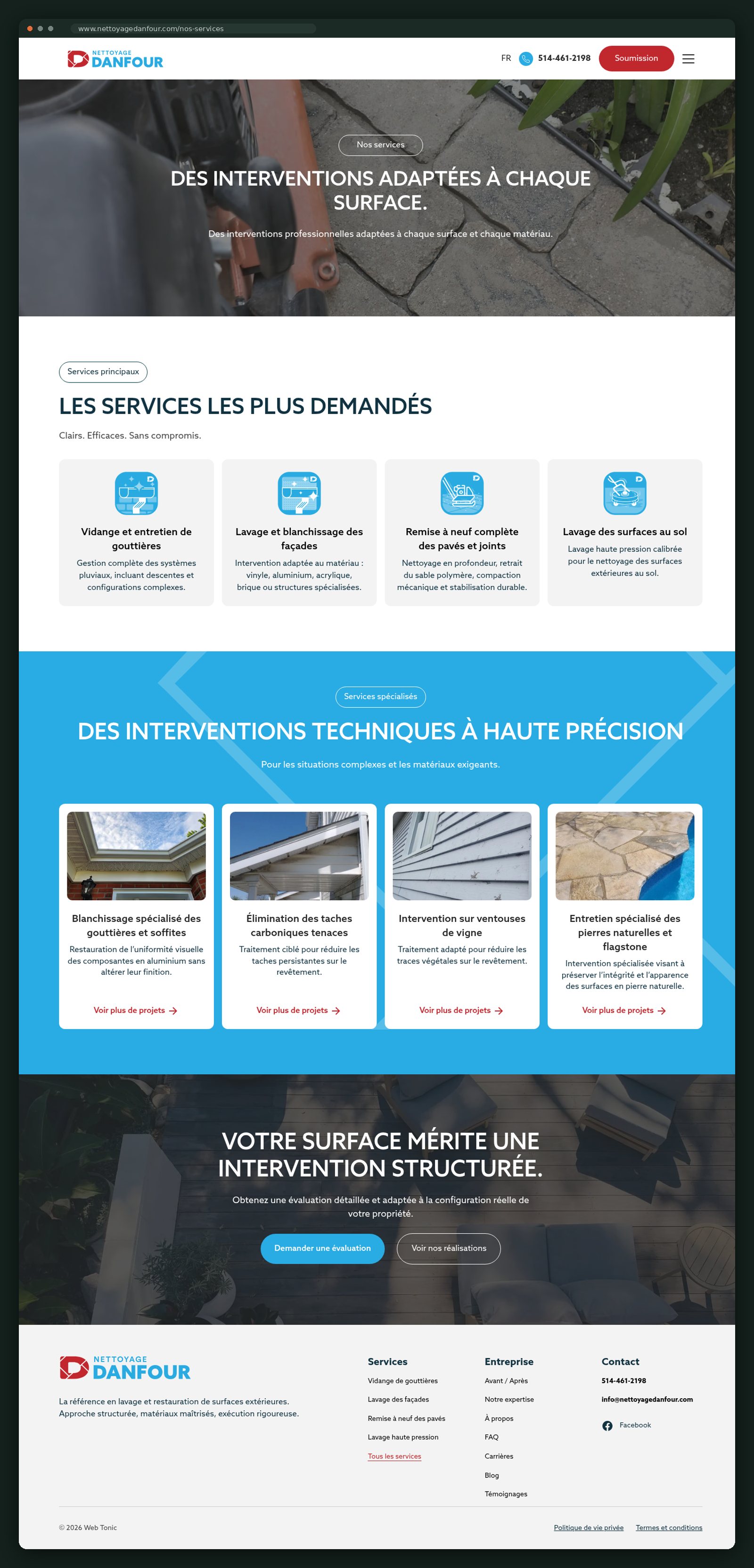 Nettoyage Danfour website — page 5