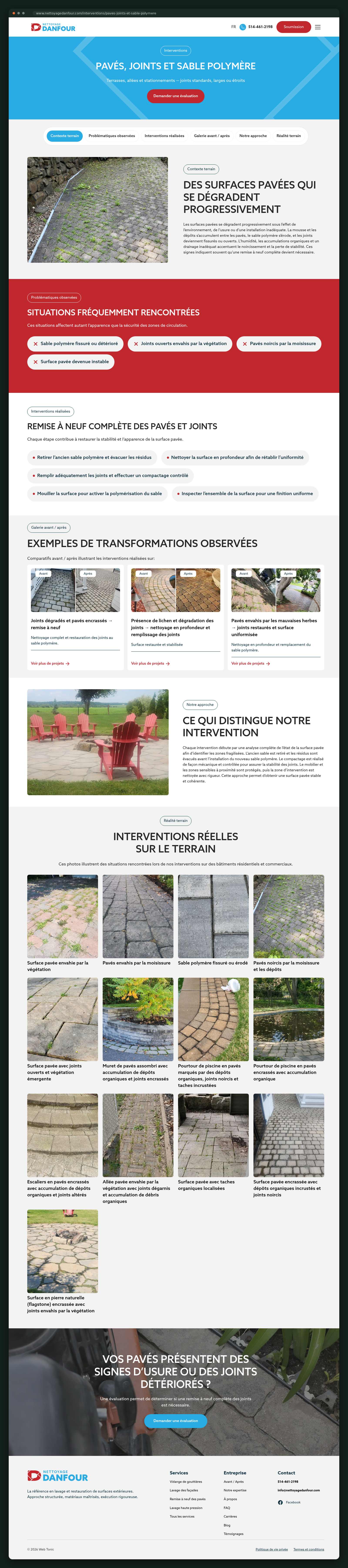 Nettoyage Danfour website — page 3