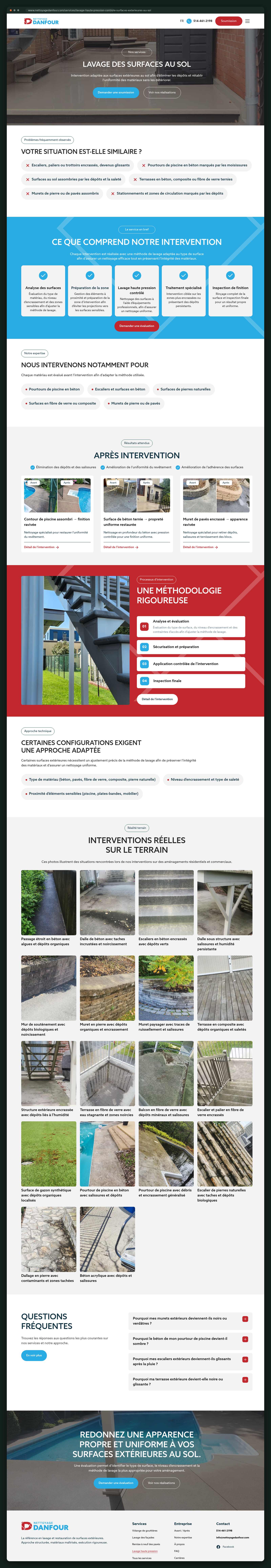 High-pressure ground-surface washing page — full page