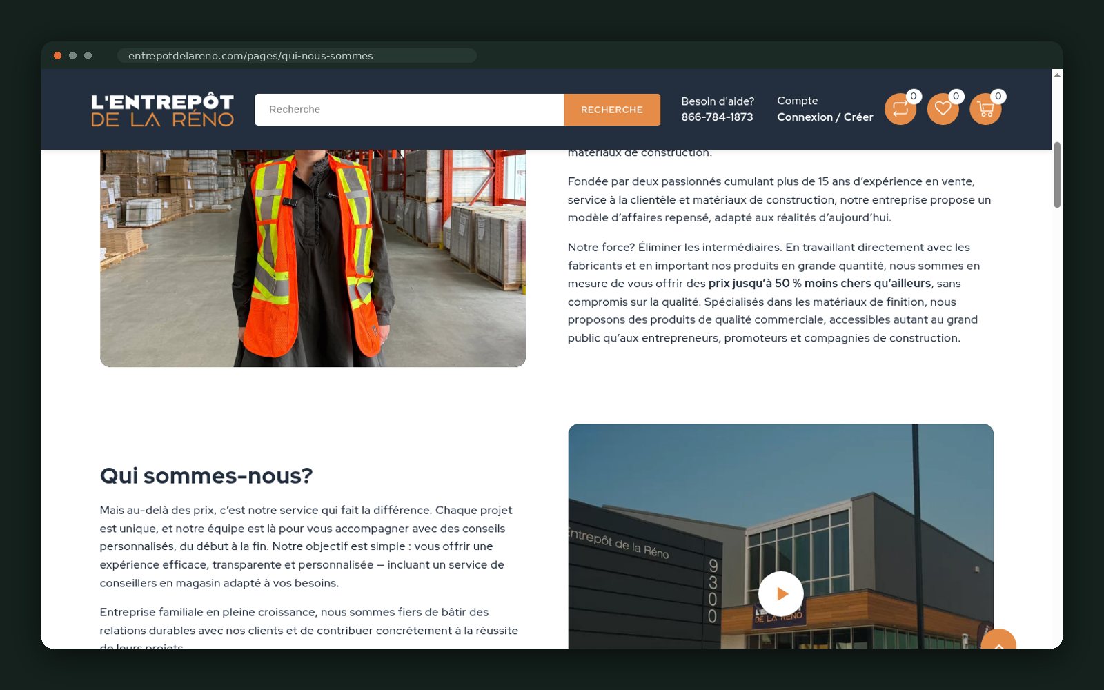 Company story and mission