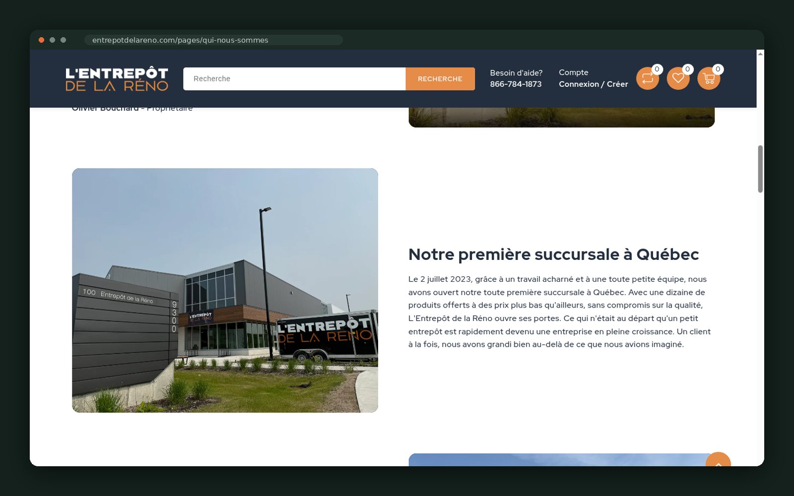First Québec branch opening