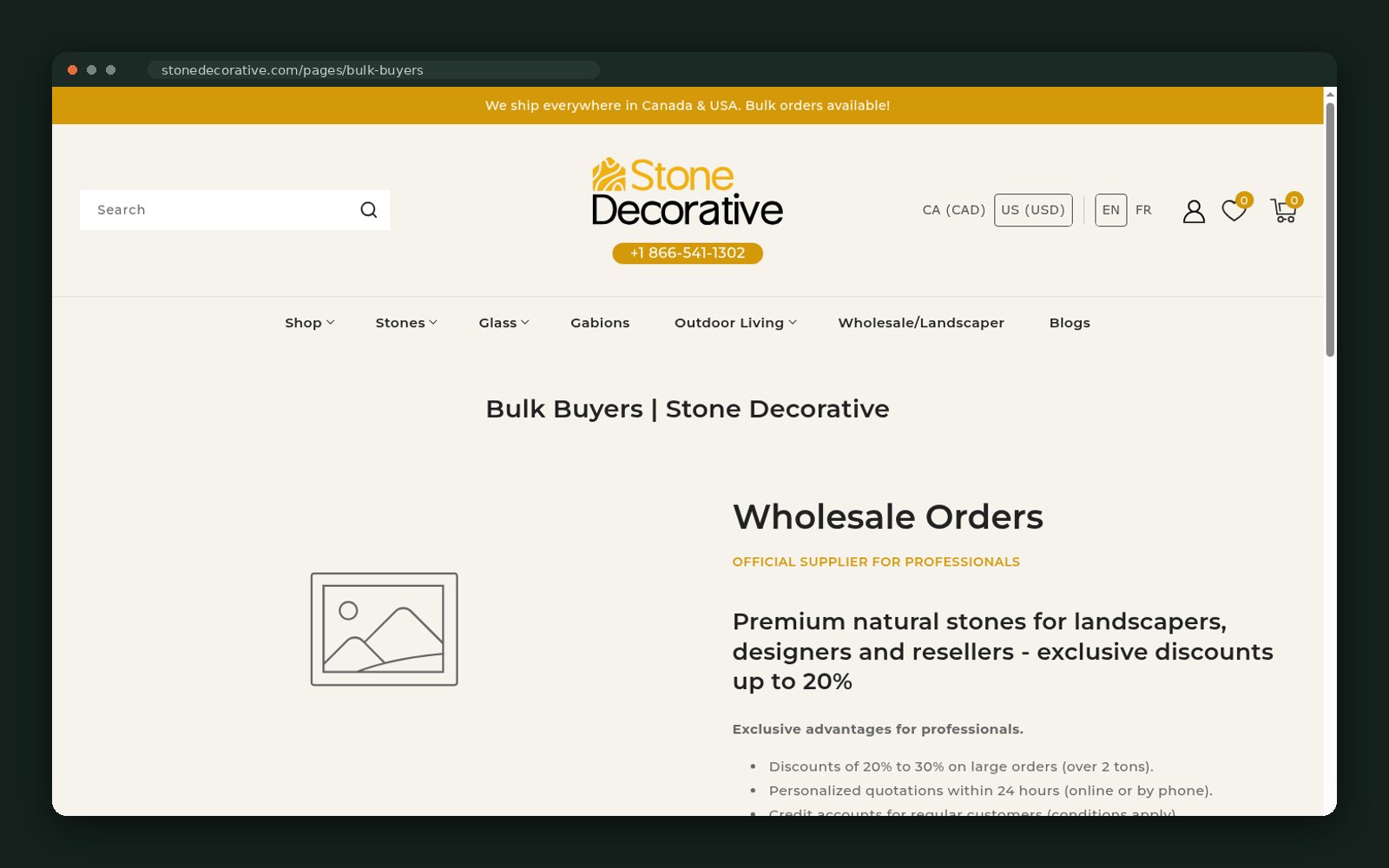 Wholesale and bulk buyer programme