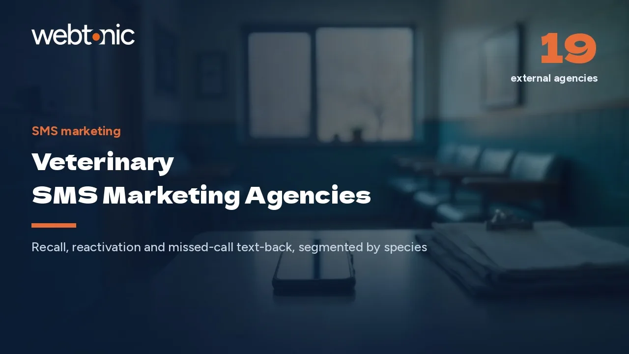 20 Veterinary SMS Marketing Agencies Worth Calling in 2026 — Web Tonic blog thumbnail