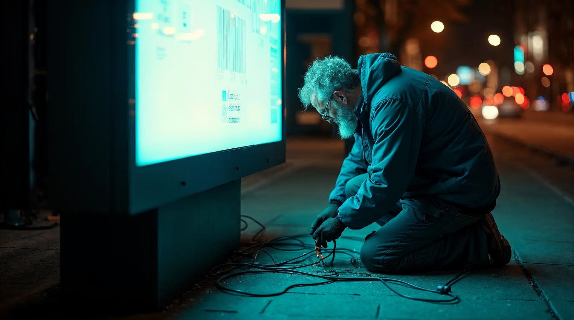 Screen networks instrumented before launch