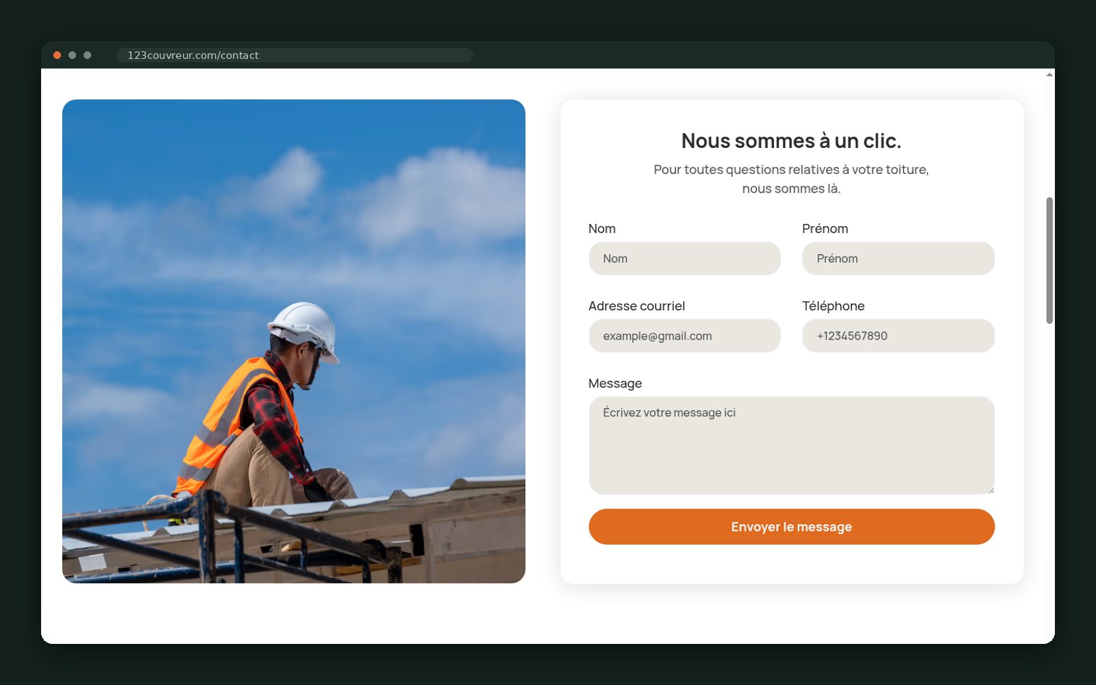 Contact form