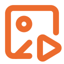 Media and asset pipeline icon