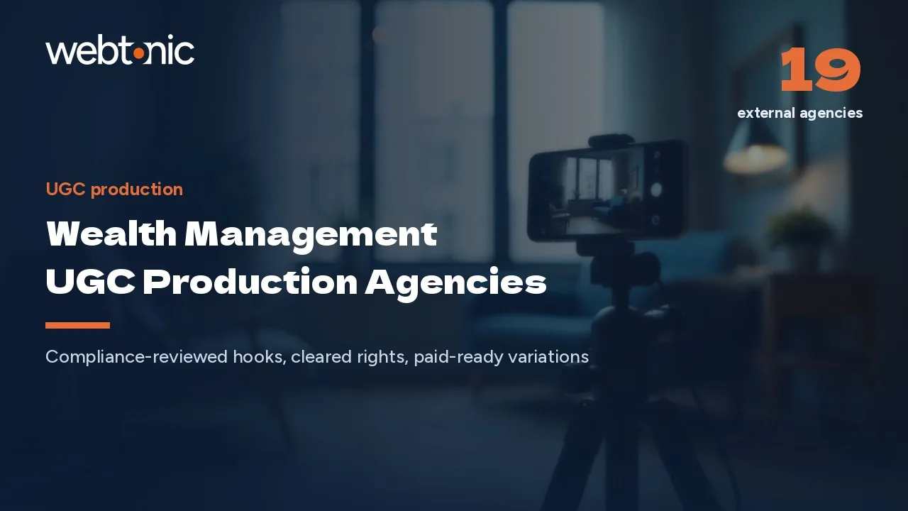 Two of Nineteen Are Truly Wealth: UGC Agencies in 2026 — Web Tonic blog thumbnail