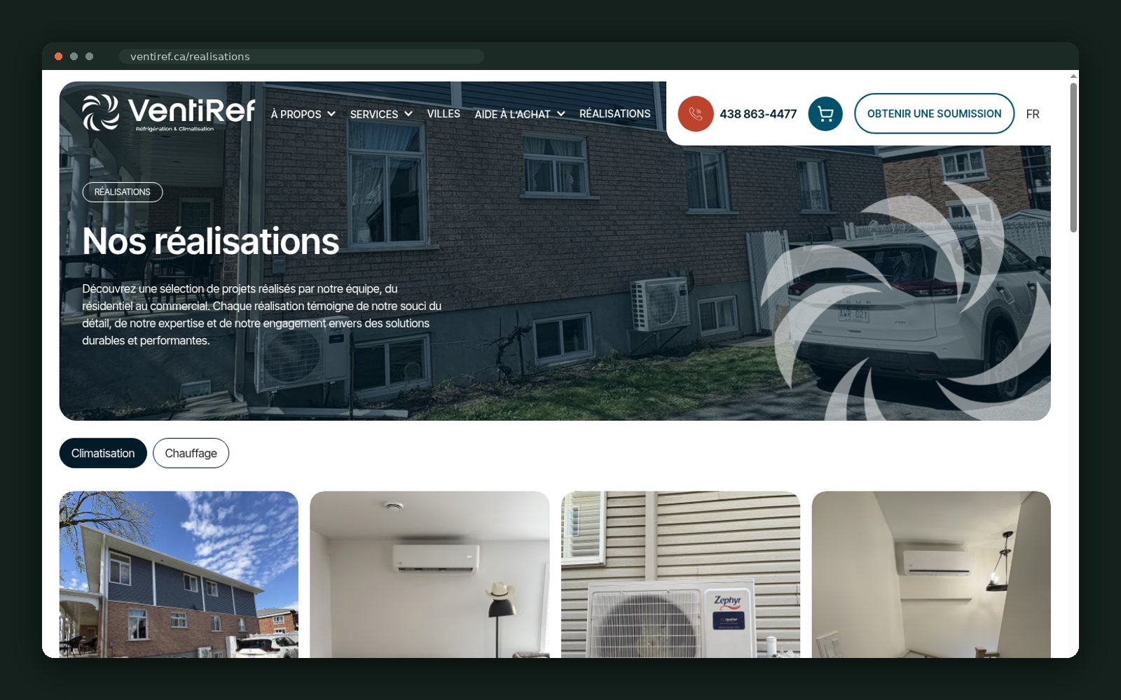 Completed installations gallery