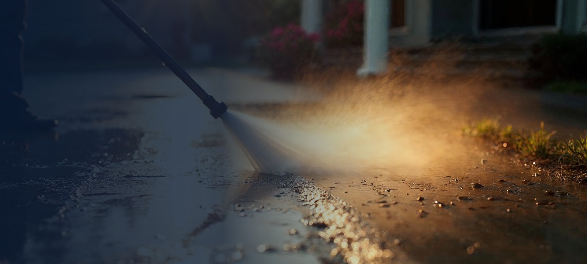 Art-directed home services scene representing Nettoyage Danfour's industry